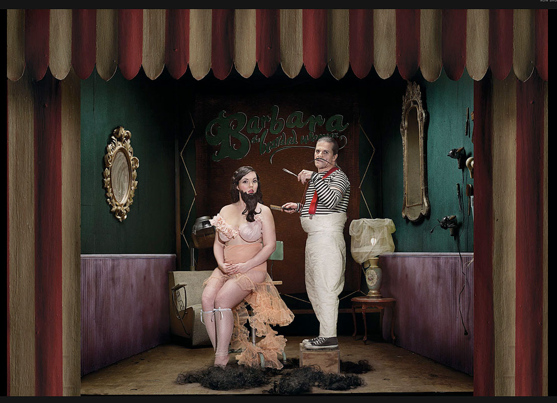 Design - Lyndon Wade » Die bärtige Frau