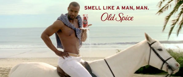 Old Spice on a horse