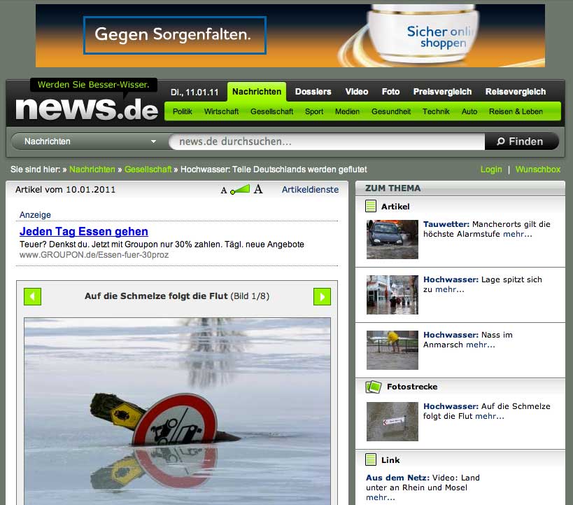 Bad Ad gefunden auf news.de Bad Ad gefunden auf news.de