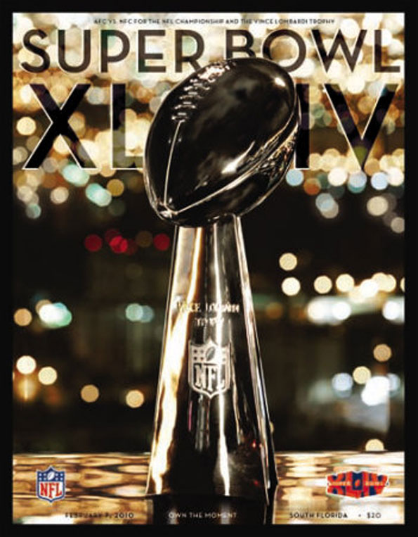 Plakat zum 44. Super Bowl 2010 Plakat zum 44. Super Bowl 2010