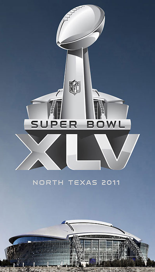 Plakat zum 45. Super Bowl 2011 Plakat zum 45. Super Bowl 2011