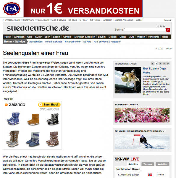 Bad Ad gefunden auf sueddeutsche.de Bad Ad gefunden auf sueddeutsche.de