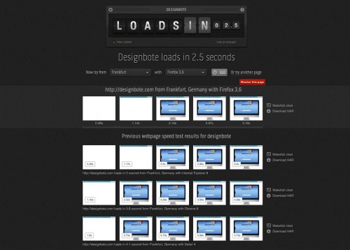 DesignBote.com Speedtest