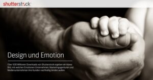 Design und Emotionen – Shutterstock Infografik