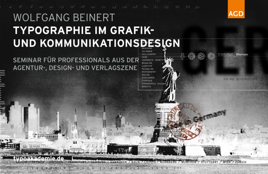 Seminar „Typographie im Grafik- und Kommunikationsdesign“