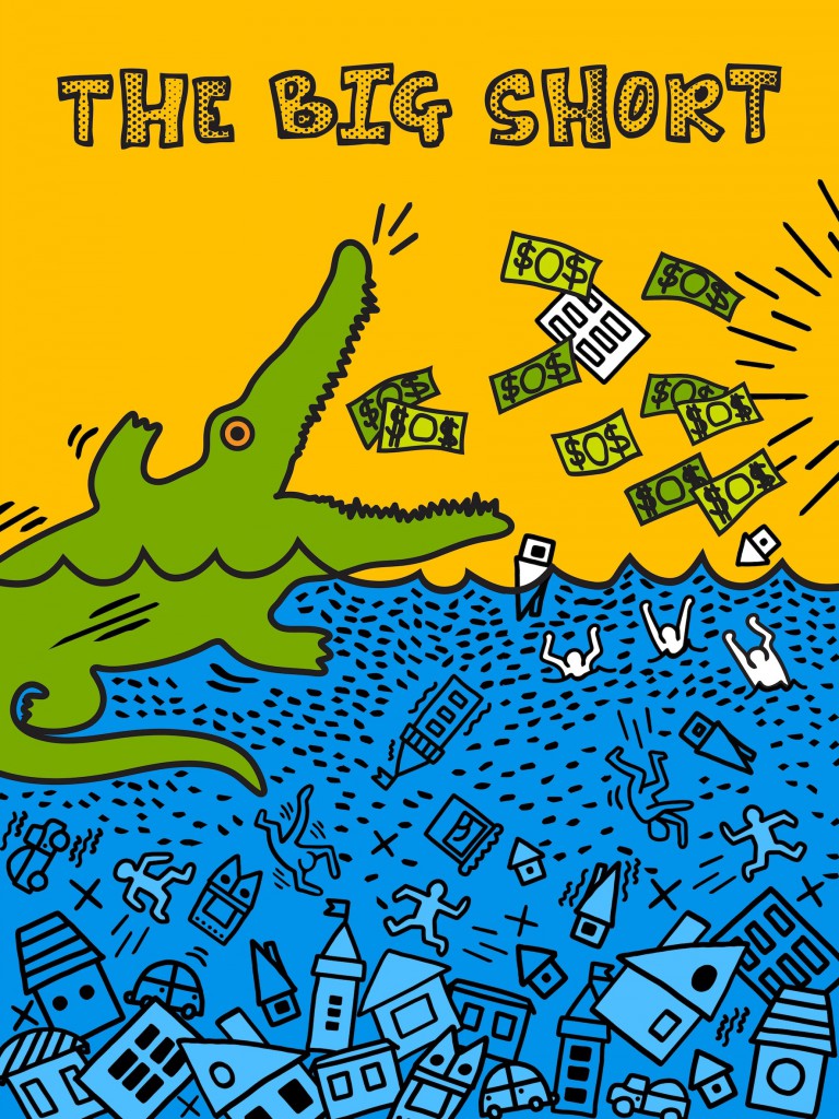 The Big Short (Inspiration: Keith Haring) von Flo Lau