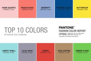 PANTONE – FASHION COLOR REPORT SPRING 2016