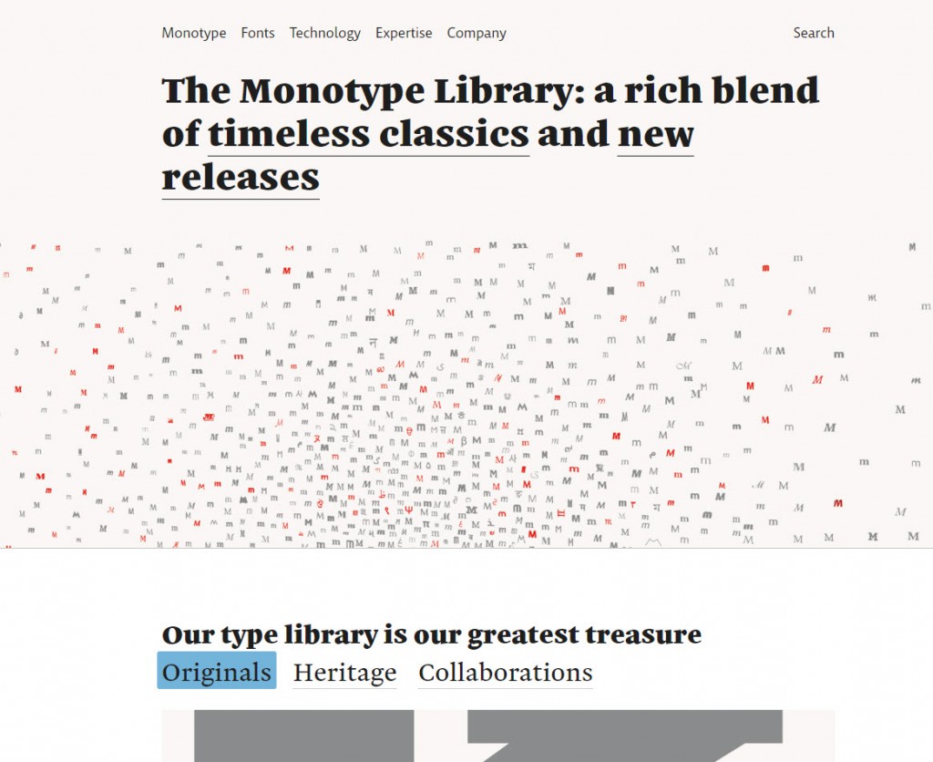 Monotype Library