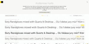 ‘Neujährchen’ vom Fontshop Gratis-Fonts für Typobegeisterte