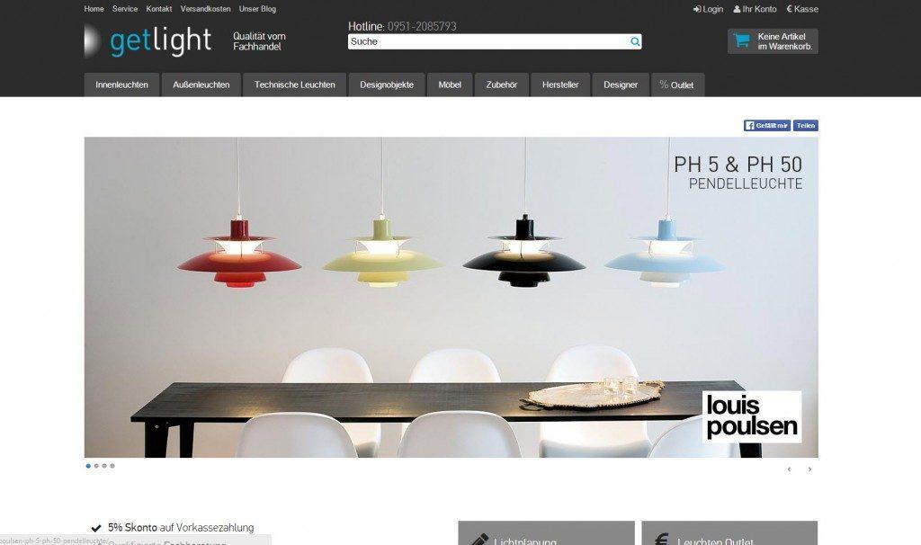 Designleuchten: getlight Shop – https://www.getlight.de/