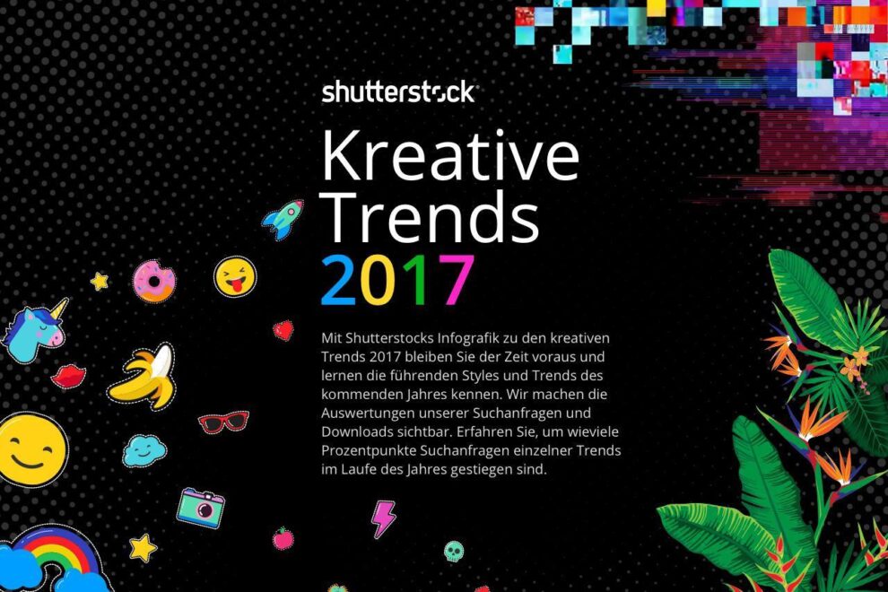 <span class="entry-title-primary">Shutterstocks Creative Trends Report definiert die visuellen Design Trends für 2017</span> <span class="entry-subtitle">Die Auswertung von Millionen Suchanfragen und Downloads belegen die diesjährigen weltweiten Trends</span>