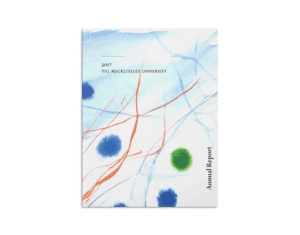 Wissenschaftliche Bildgebung wird ‚Modern Art‘ Wie C&G Partners, NYC, die Einzigartigkeit der ‚The Rockefeller University‘ inszeniert