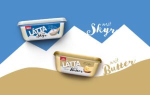 HAJOK Design entwickelt Markenauftritt für Unilever Produktinnovation LÄTTA mit Skyr