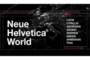 Einen Klassiker für die ganze Welt Monotype veröffentlicht Neue Helvetica® World