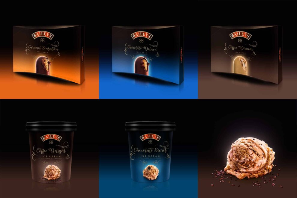 HAJOK Design: Baileys als Eis – am Stiel oder in 500-ml-Bechern