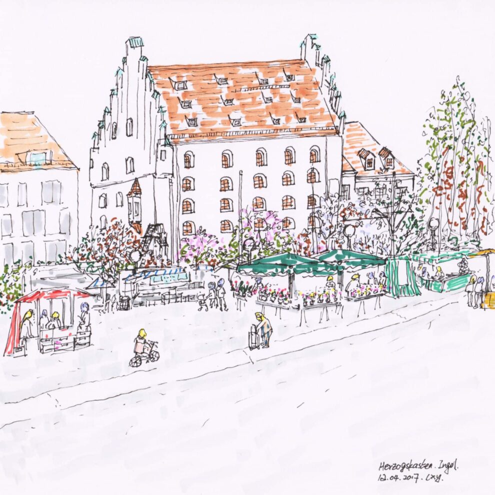 Skizze Ingolstadt Xinyi Liao