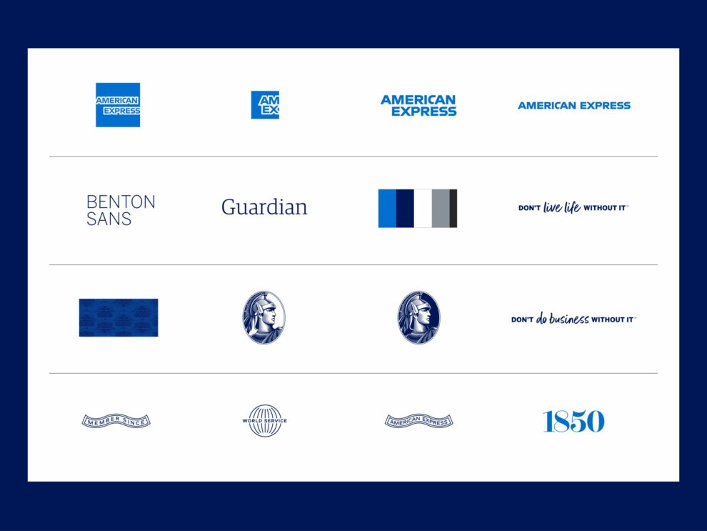 Visuelles Erscheinungsbild AMEX