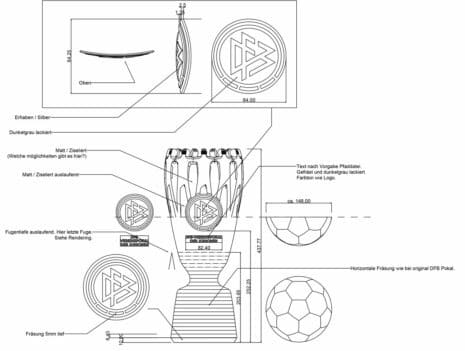 DFB-Vereinspokal der Junioren Details Quelle: MUTABOR Design