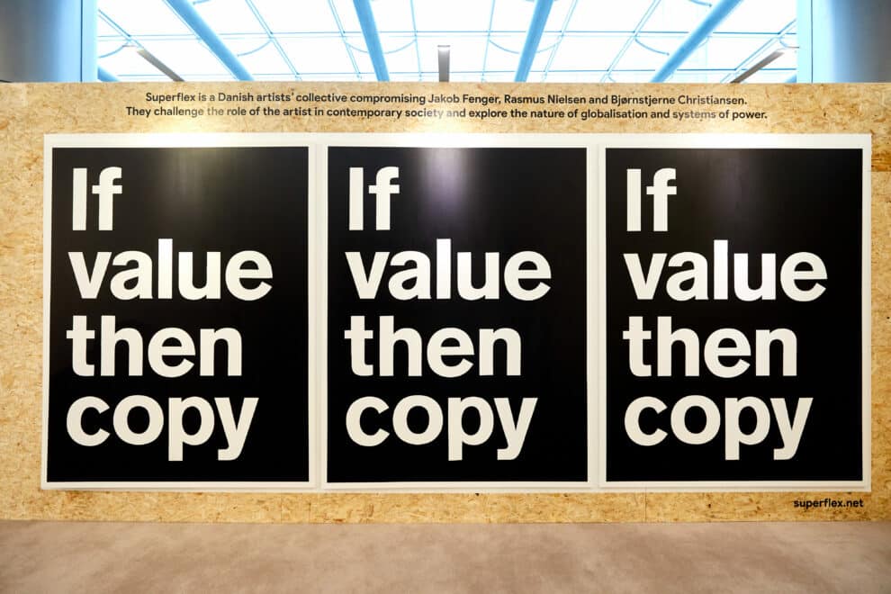 Gegen Artikel 13 If Value Then Copy by Superflex ( loaned for the exhibition) Create.Refresh exhibition in the European Parliament, 9 - 13 April 2018 Photos: Olivier Anbergen