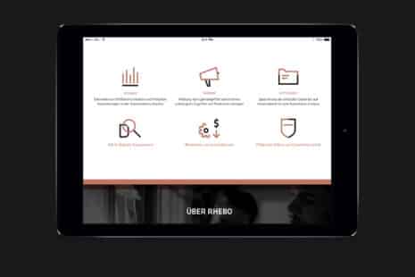 Rhebo Corporate Design Infografik Monitoring Anomalieerkennung Cybersicherheit