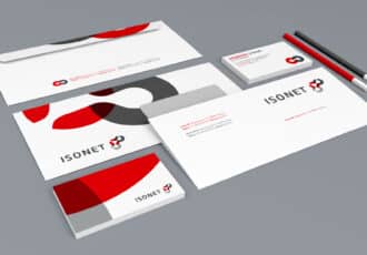 Isonet Corporate Design Geschäftsausstattung
