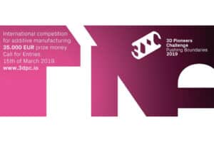 “pushing boundaries!“: Startschuss zur 3D Pioneers Challenge 2019 Designwettbewerb im Rahmen der Rapid.Tech + FabCon 3.D in Erfurt