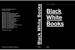 black white books