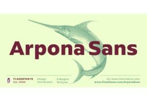 Arpona Sans – poetischer Alleskönner Schriftgestaltung mit britischem Charme