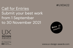 UX Design Awards 2022: Offen für Einreichungen Die Einreichungsfrist für die #UXDA22 endet am 30. November 2021