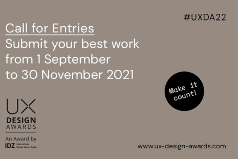 UX Design Awards 2022: Offen für Einreichungen