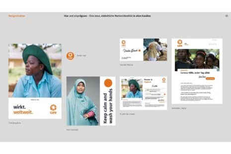 Neue visuelle Identität für CARE Deutschland