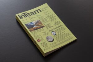 Redesign des Mitarbeitendenmagazin “Inteam” Mini und großartig