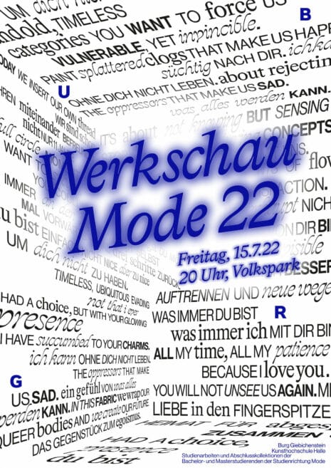 Werkschau Mode 2022
