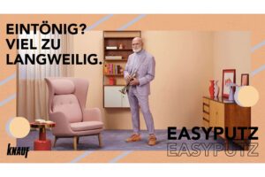 Kraftvolles Kampagnenkonzept für Knauf EASYPUTZ Von Helden und Gestalten