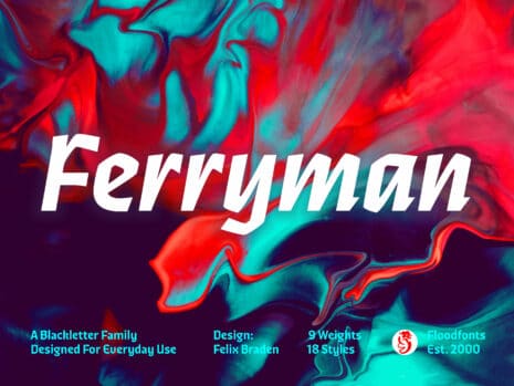 Neue Schriftfamilie Ferryman erschienen