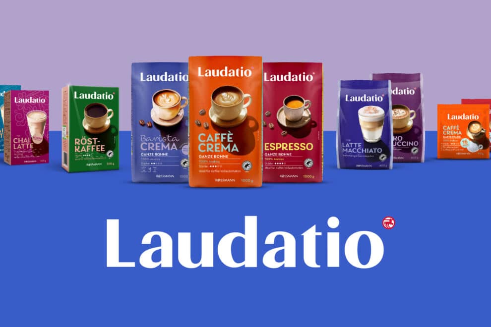 MILK. Rebranding Laudation Kaffee von Rossmann