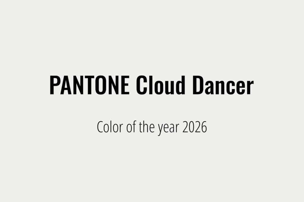 Pantone 2026 Cloud Dancer