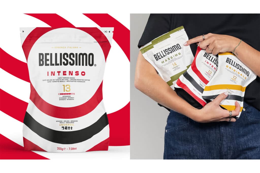 Peter Schmidt Group inszeniert die portugiesische Kaffeemarke Bellissimo neu