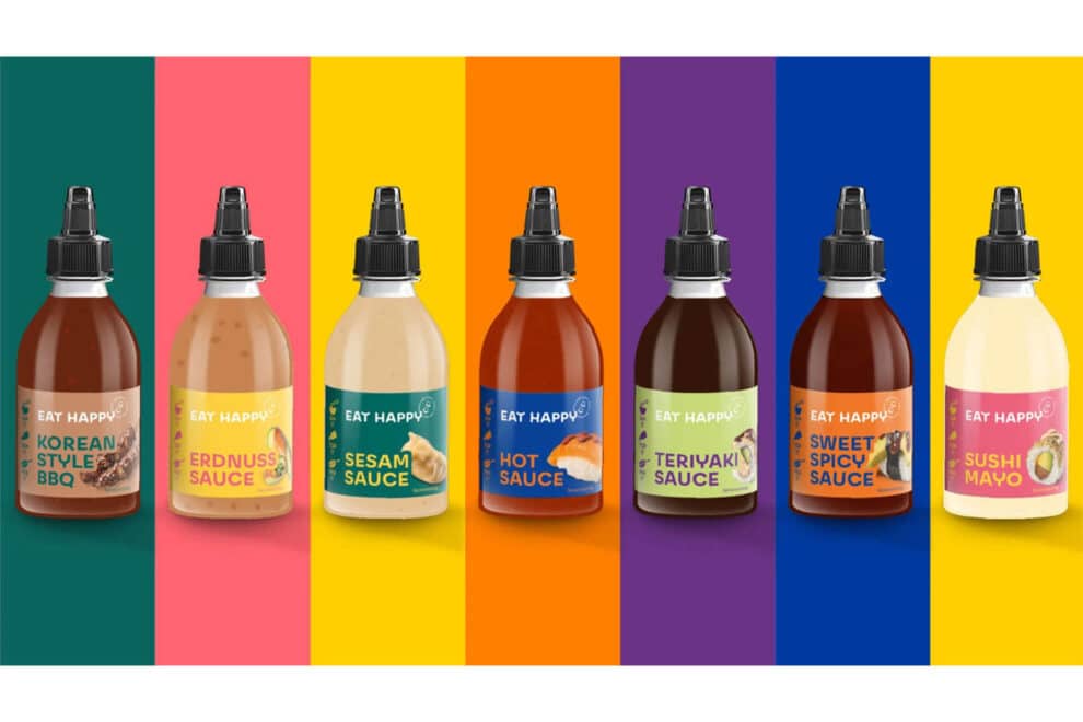 Eat Happy Saucen im neuen Look - Redesign von MILK