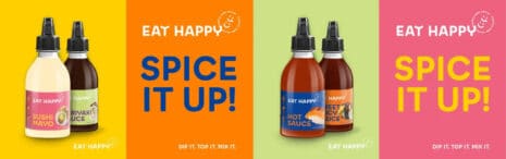 Eat Happy Saucen im neuen Look - Redesign von MILK
