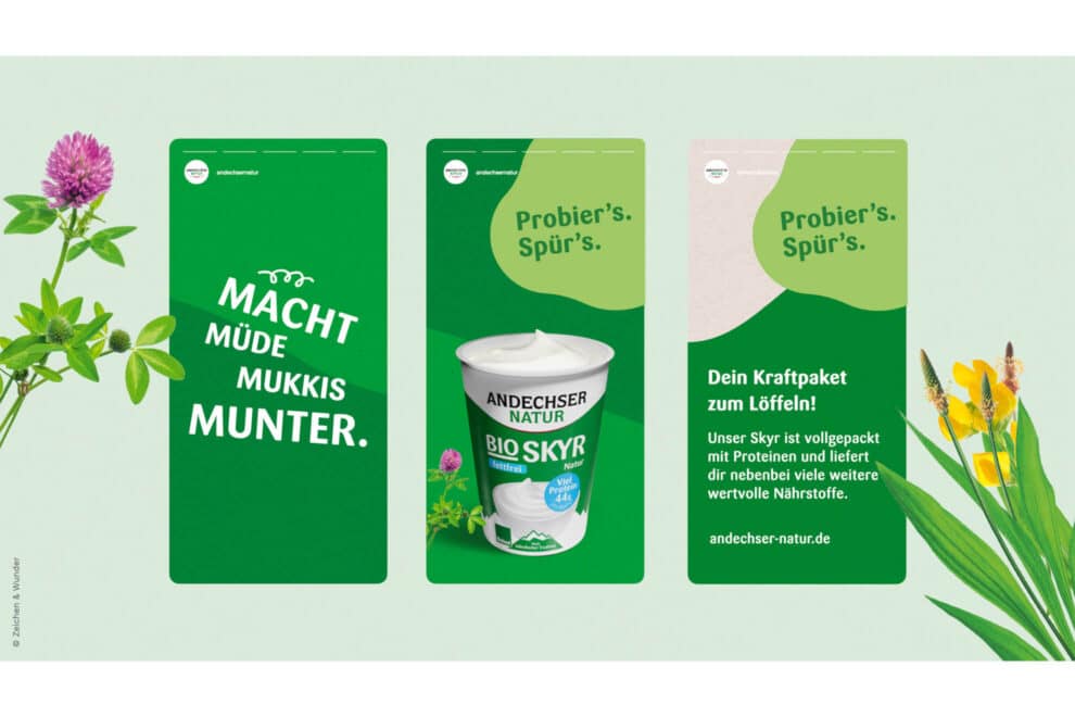 Zeichen und Wunder - Andechser Natur Werbekampagne 2026